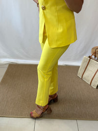 Pantalon cigarette jaune - Aurel