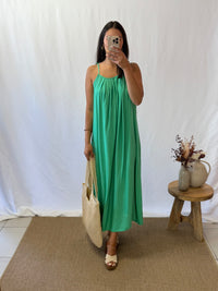 Robe longue vert - Paul