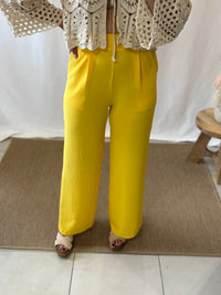 Pantalon fluide jaune - Paula