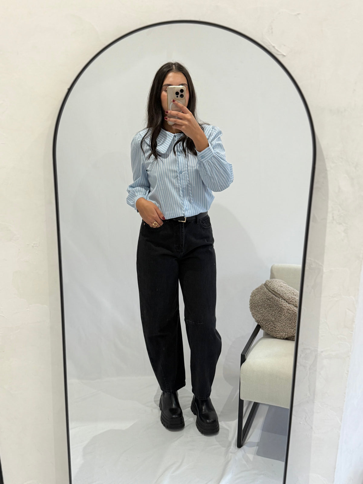 Blouse rayure bleu - Rosie