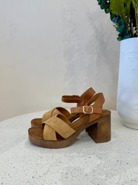 Sandale talon camel - Marta