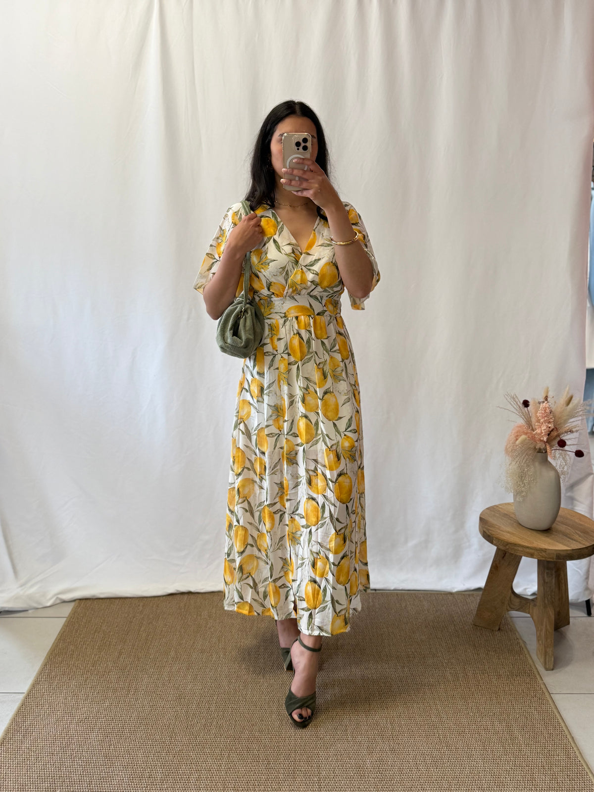 Robe longue citron - Orisa