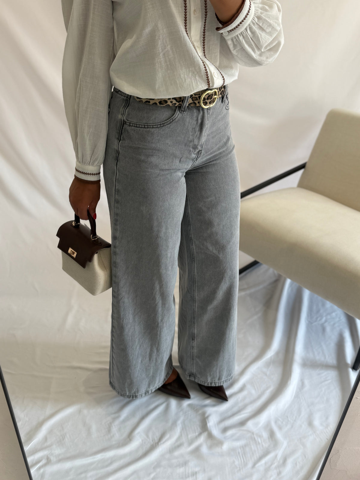 Jean gris clair - Giovani