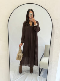 Robe longue choco - Nany