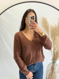 Pull marron - Nina