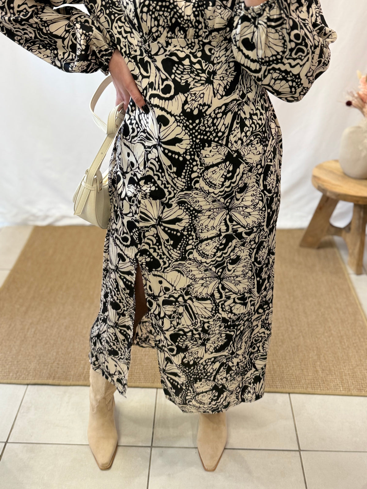 Robe longue motifs - Adix