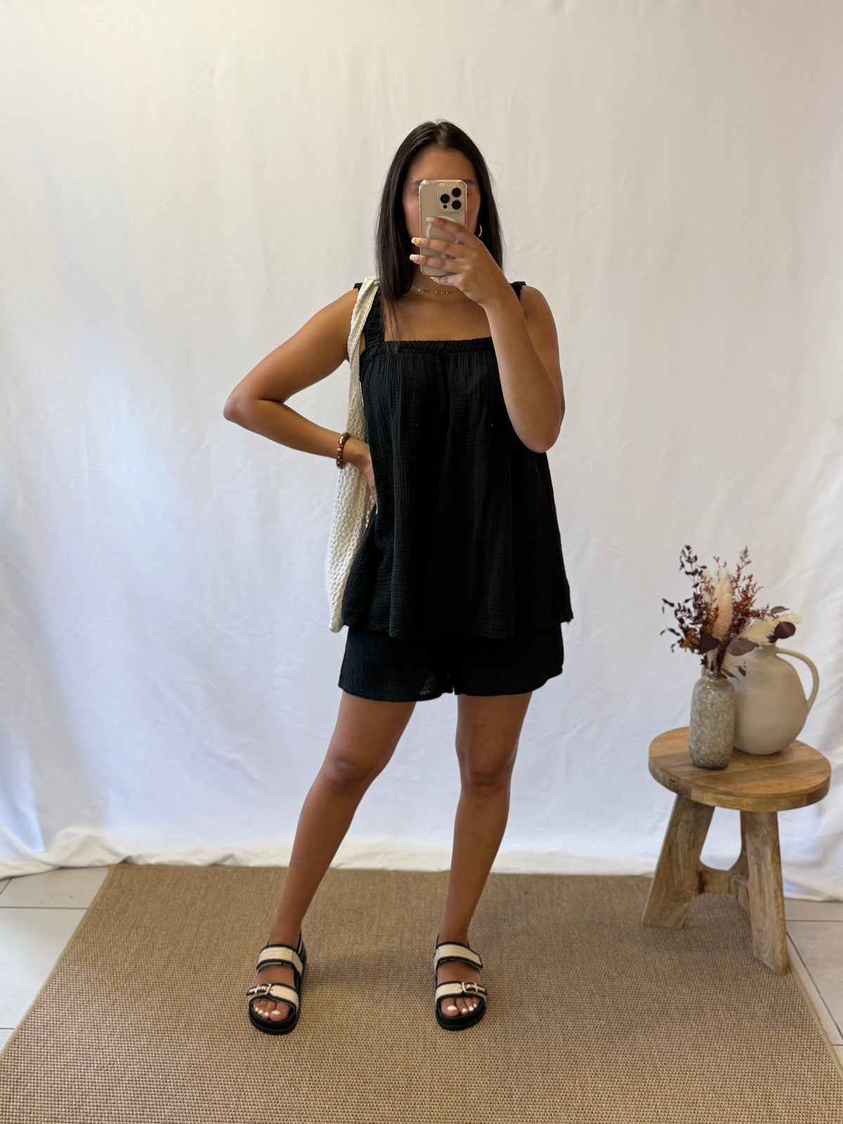 Ensemble gaze noir - Marina