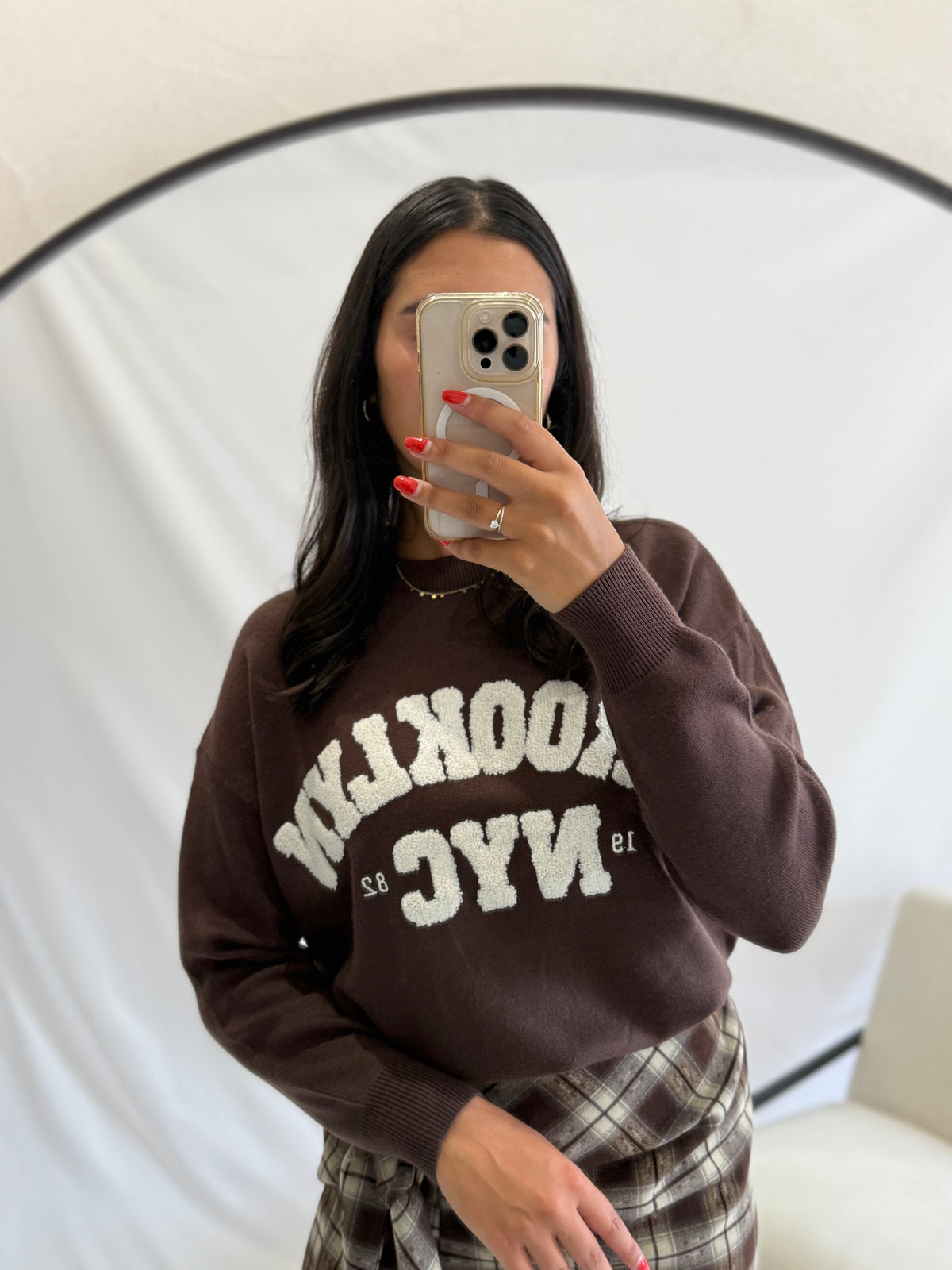 Pull marron - Brooklyn
