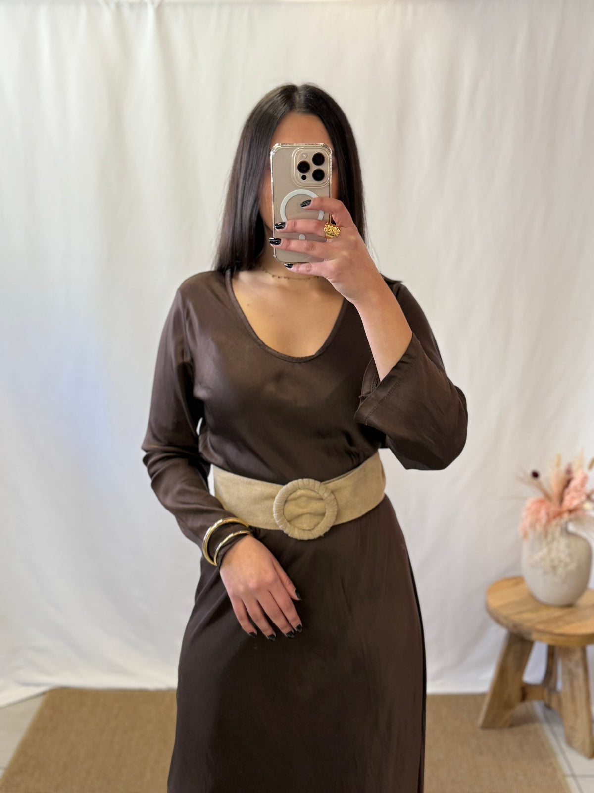 Robe marron - Auda