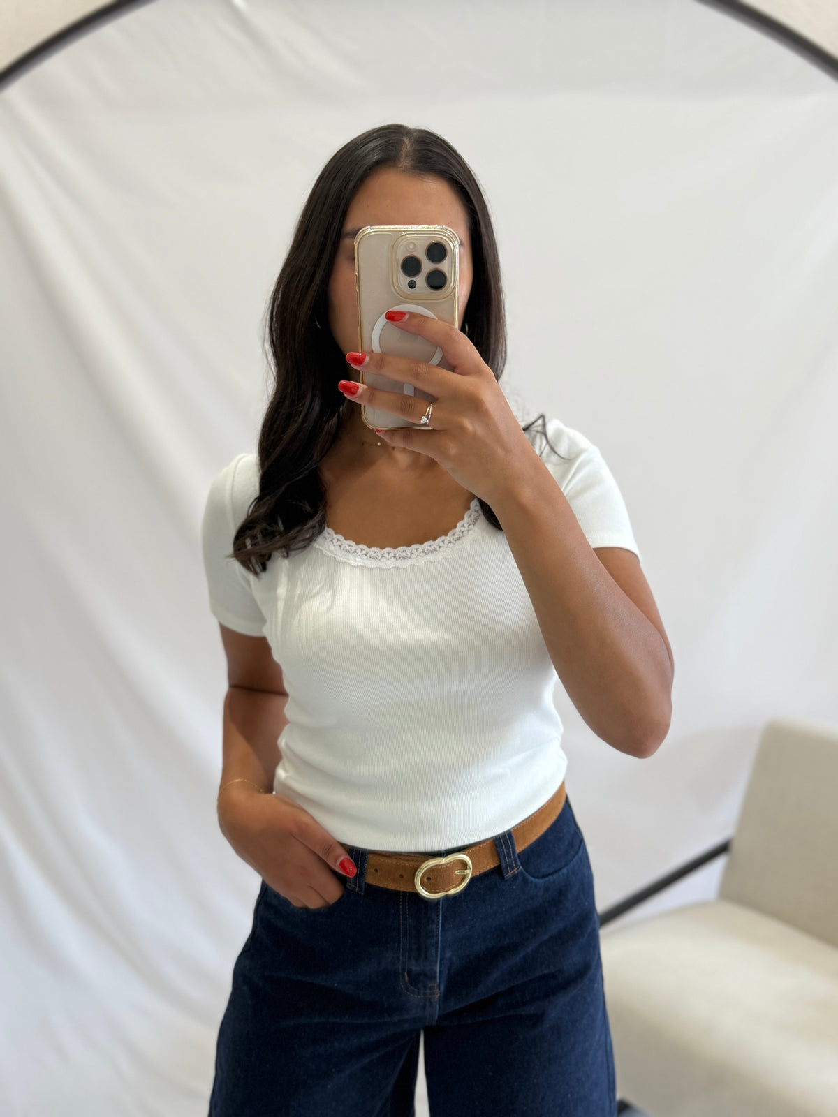 Tee shirt blanc - Pauline