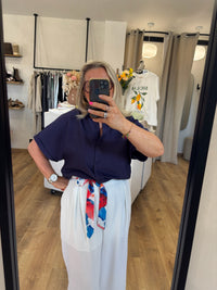 Blouse marine - Aurelo