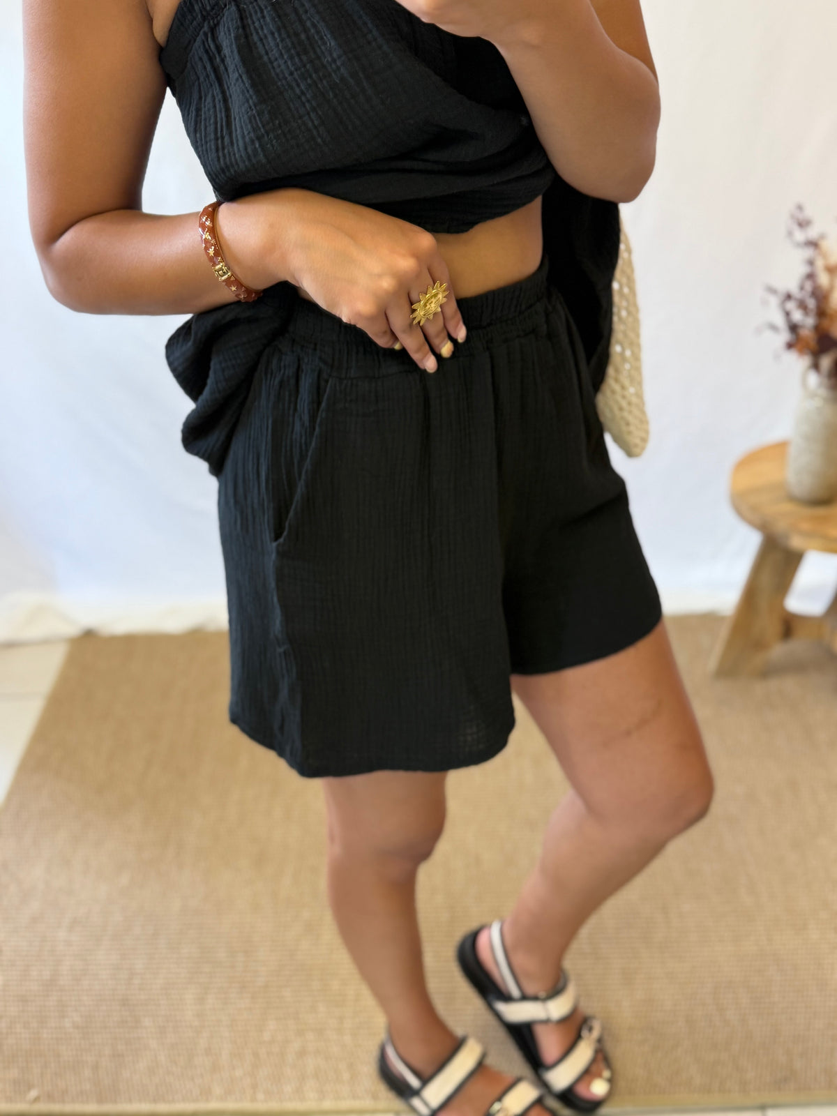 Ensemble gaze noir - Marina