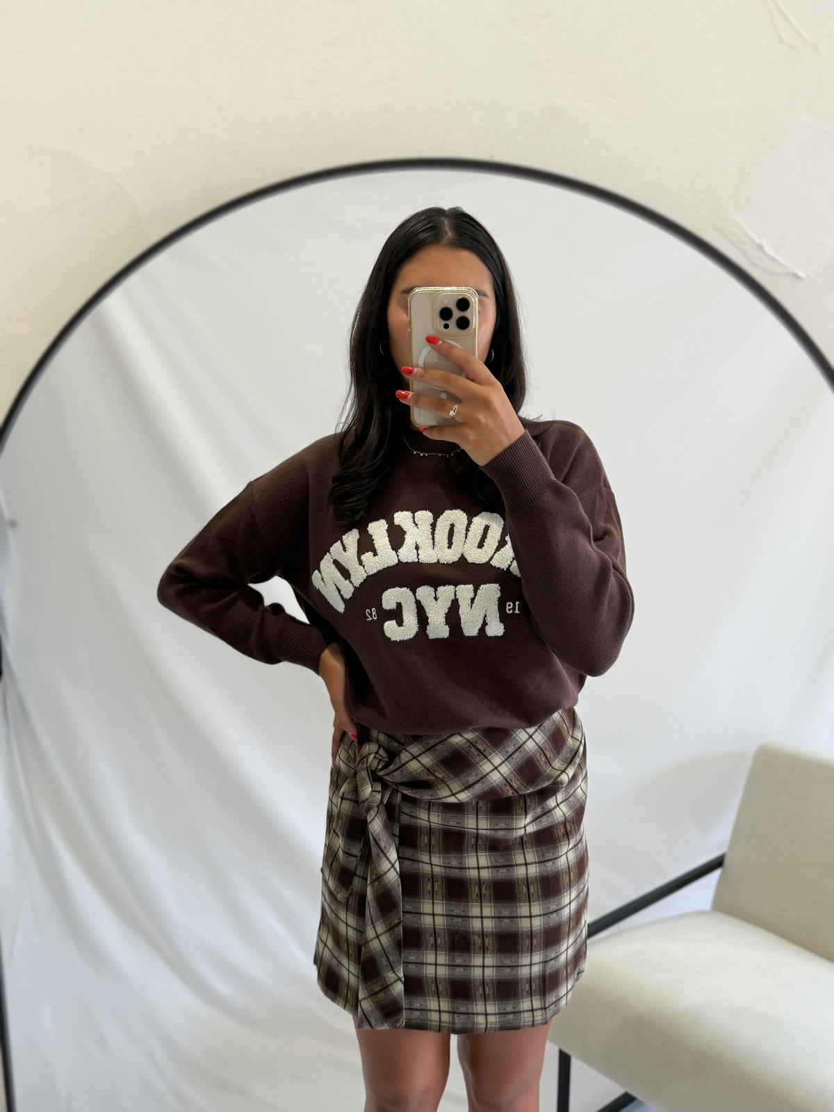 Pull marron - Brooklyn