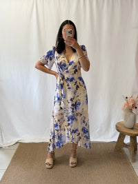 Robe longue bleu - Calfa