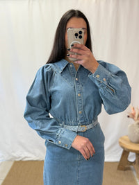 Robe long jean - Lucie