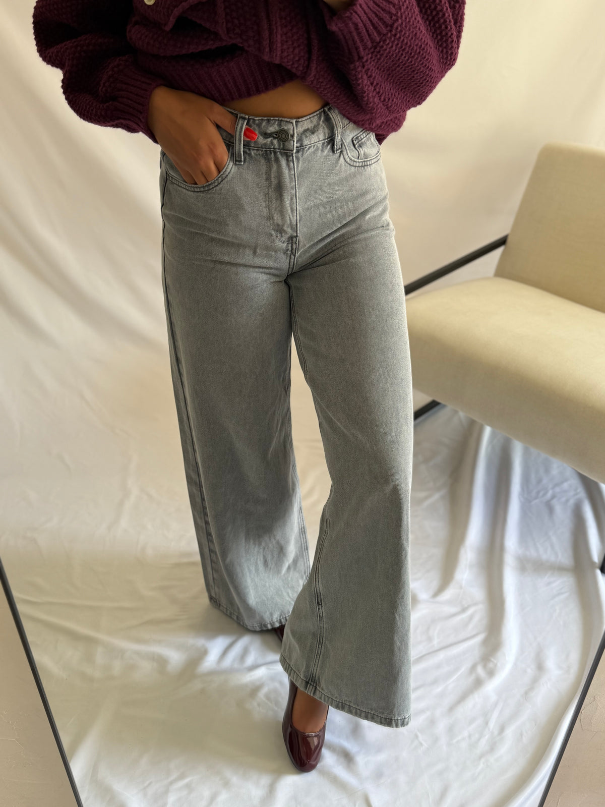 Jean gris clair - Giovani