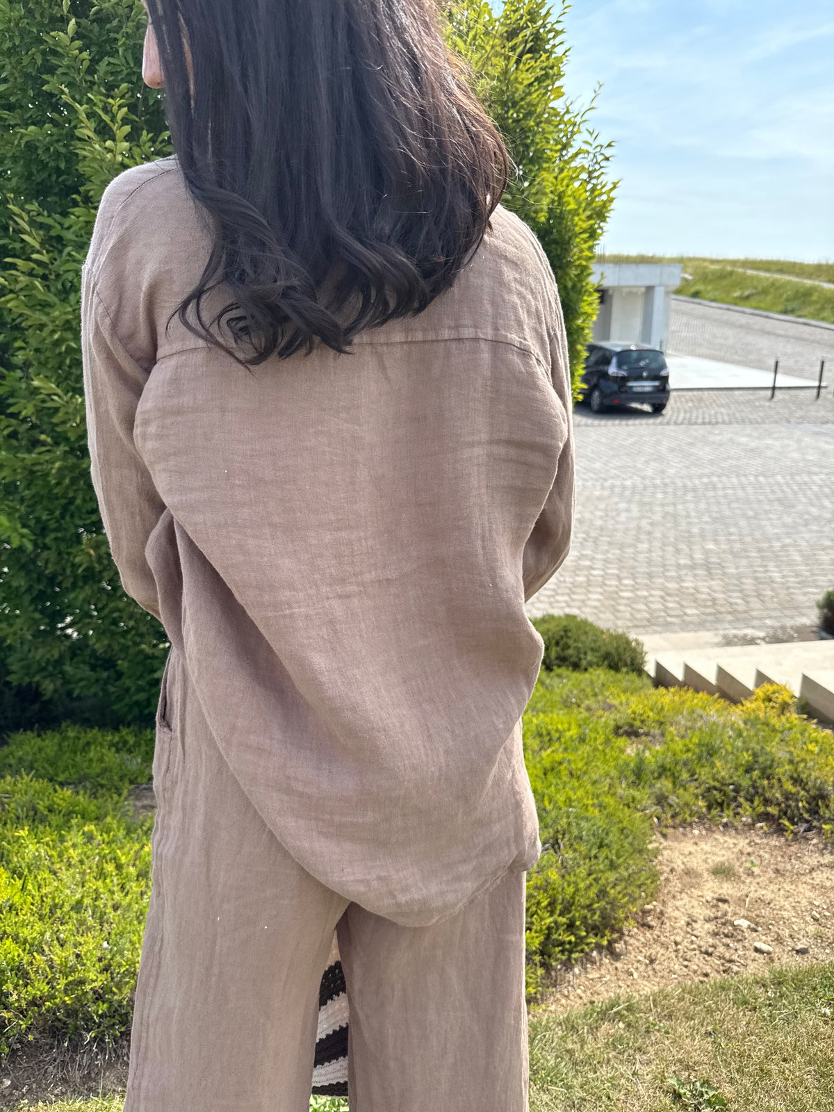 Chemise lin choco - Louise