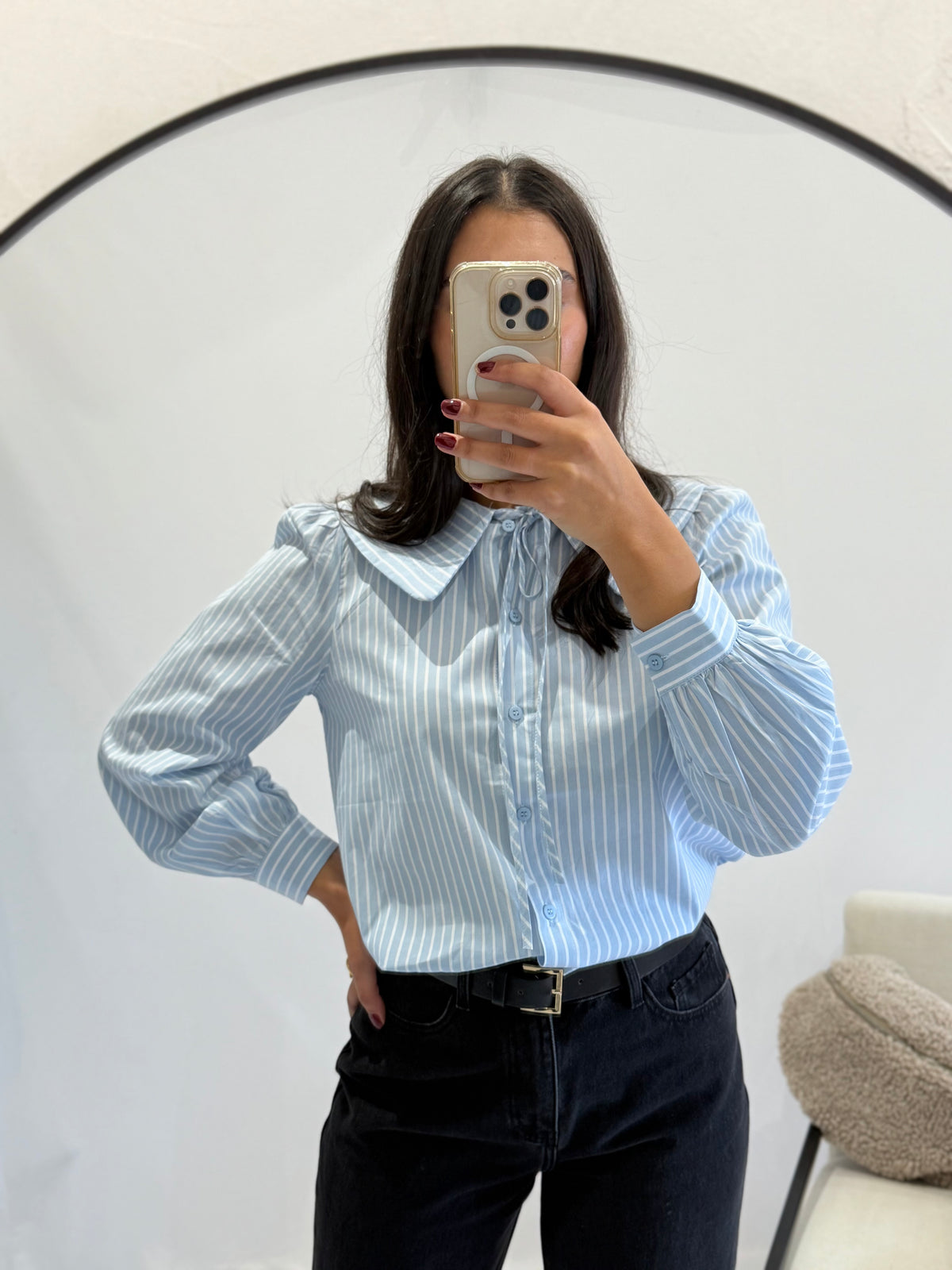 Blouse rayure bleu - Rosie