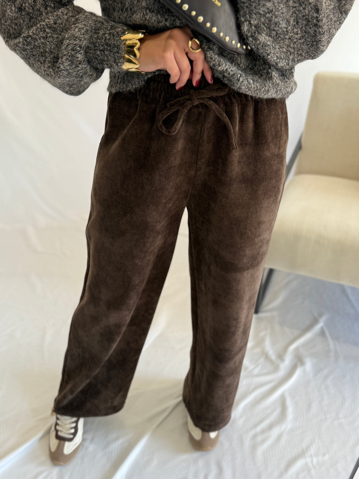 Pantalon marron - Douceur