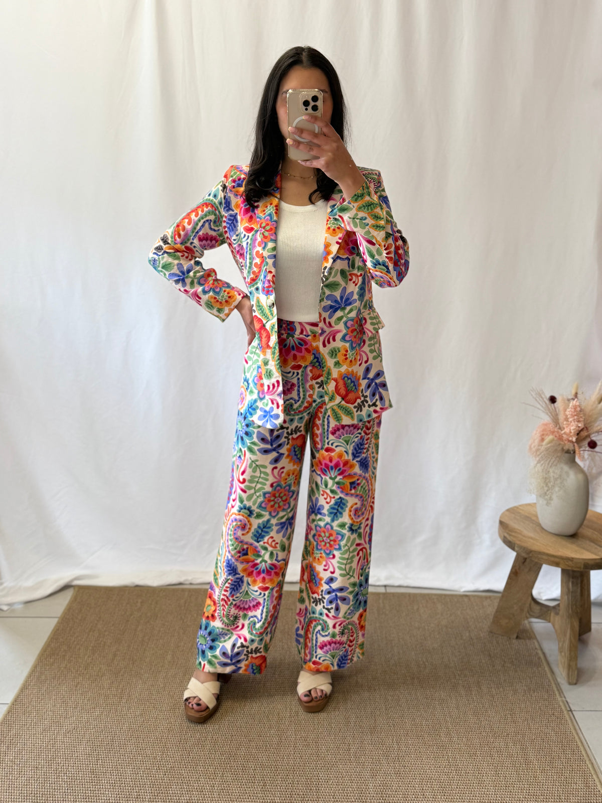 Pantalon fluide fleurie - Joana