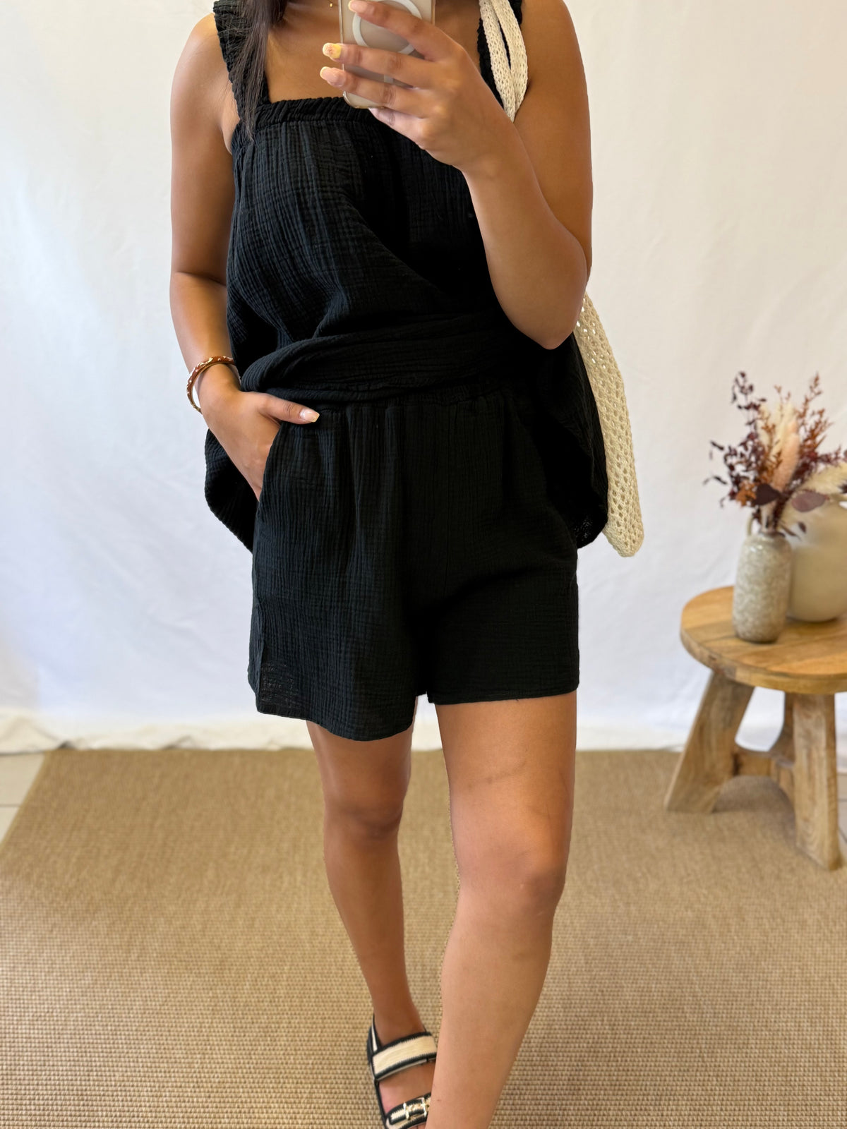 Ensemble gaze noir - Marina