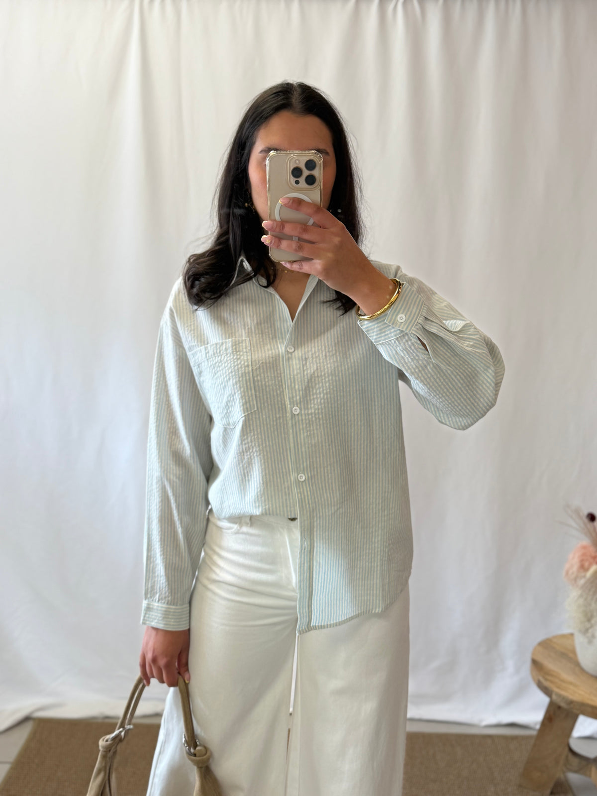 Chemise bleu - Soleil