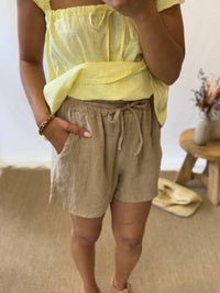 Short lin Camel - Juliette