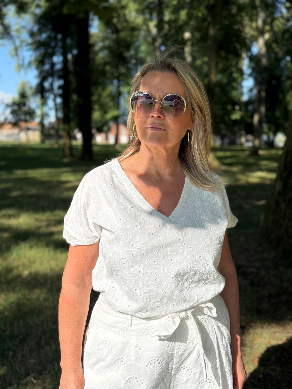 Haut broderie blanc - Vanes