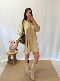 Robe daim ecru - Vanes