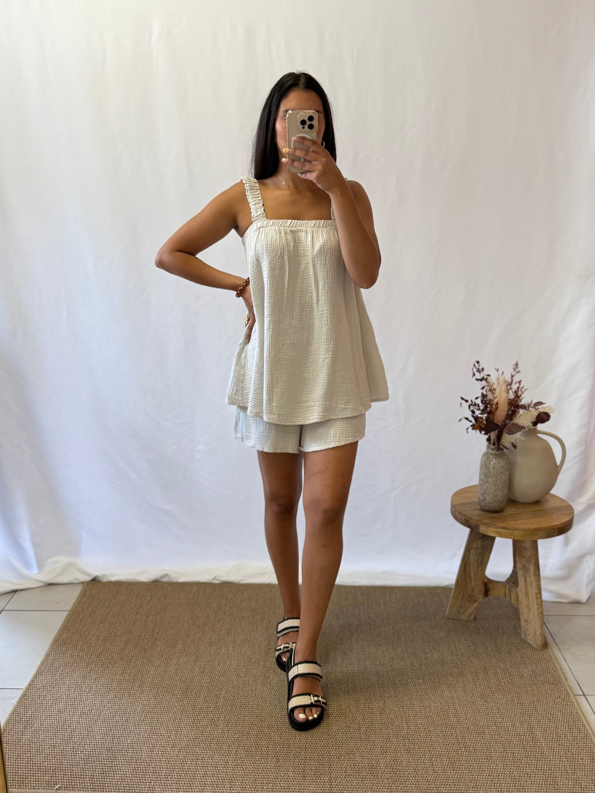 Ensemble gaze beige - Marina