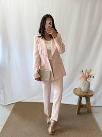 Pantalon cigarette rose - Aurel