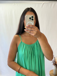 Robe longue vert - Paul