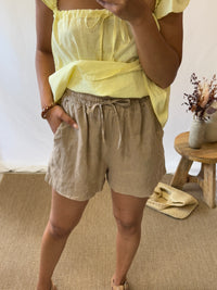 Short lin Camel - Juliette