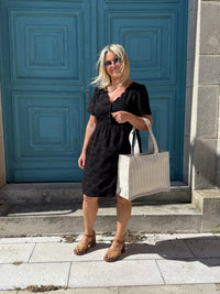 Robe broderie noir - Lou