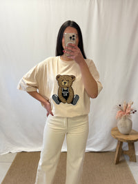 Tee shirt beige - Ourson