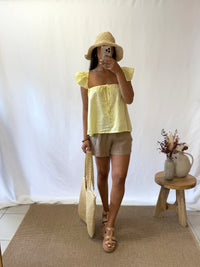 Short lin Camel - Juliette