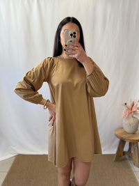 Robe daim Camel - Vanes