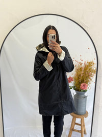 Parka noir or - Leon