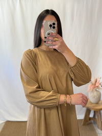 Robe daim Camel - Vanes