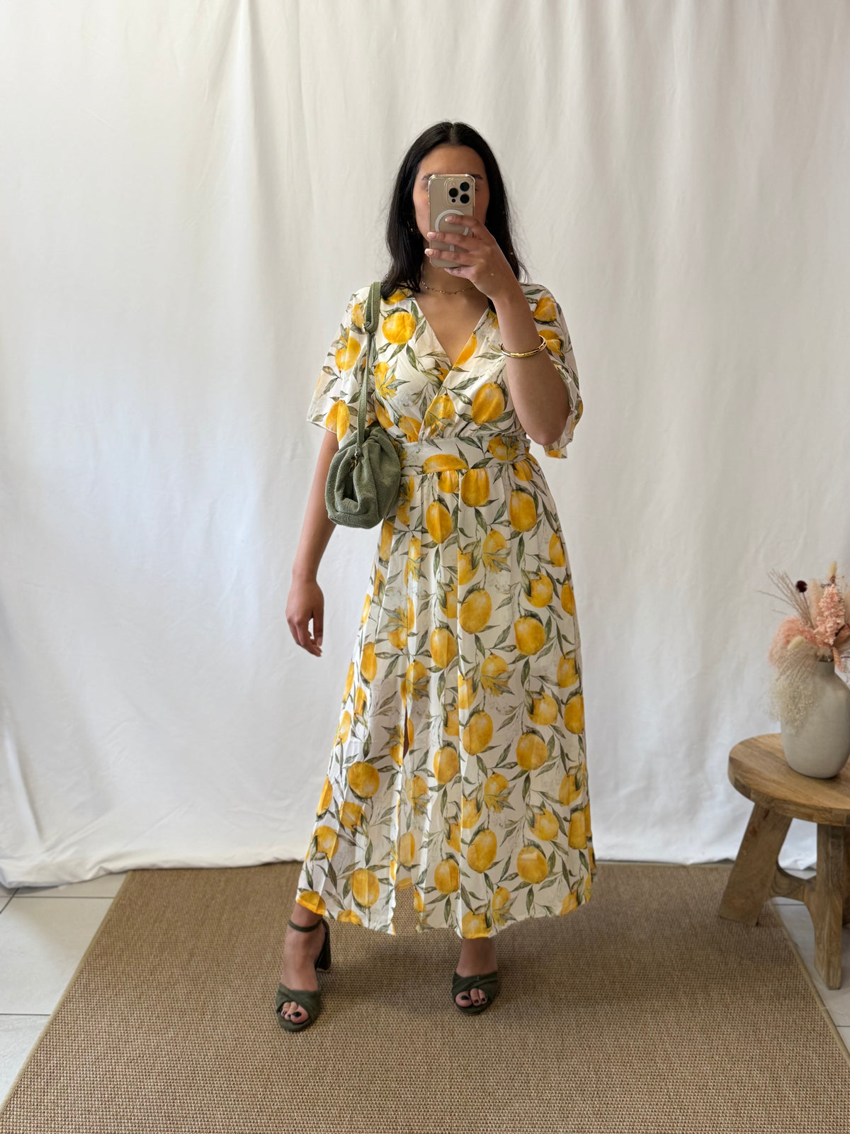 Robe longue citron - Orisa