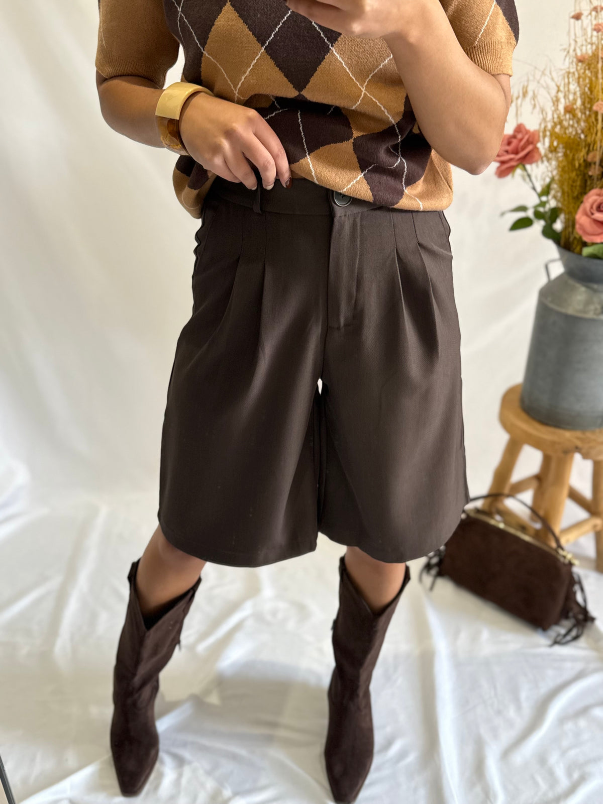 Bermuda marron - Orio