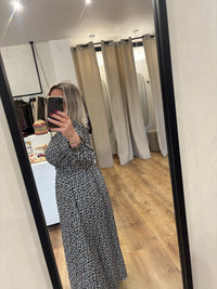 Robe longue marron - Ilona