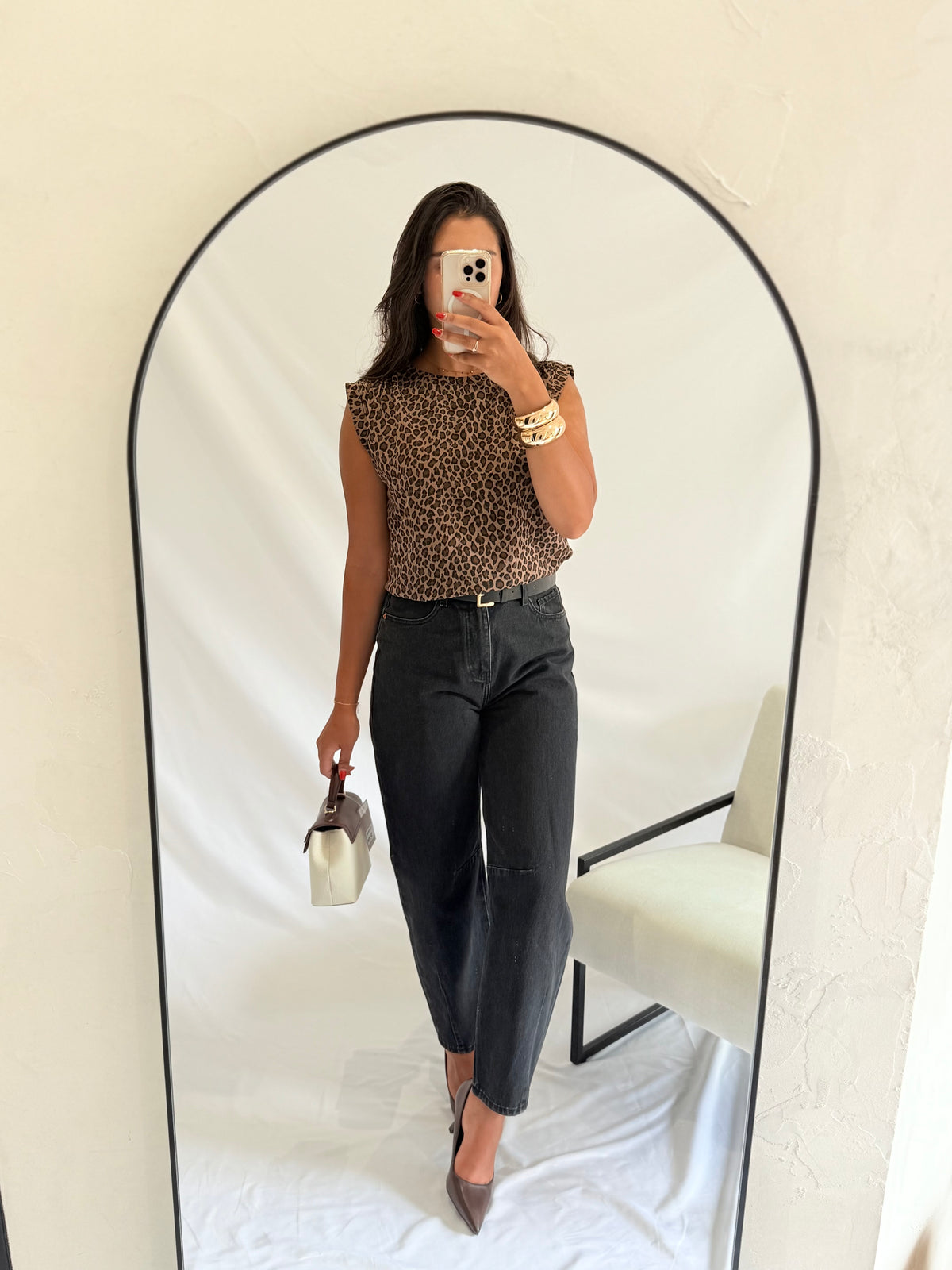 Jean ballon gris - Brandy