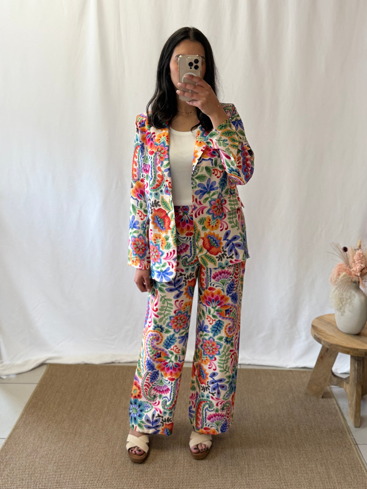 Pantalon fluide fleurie - Joana