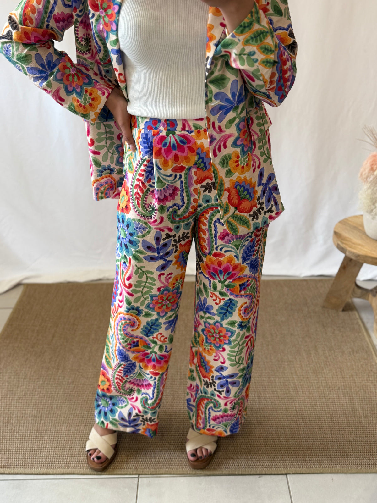 Pantalon fluide fleurie - Joana