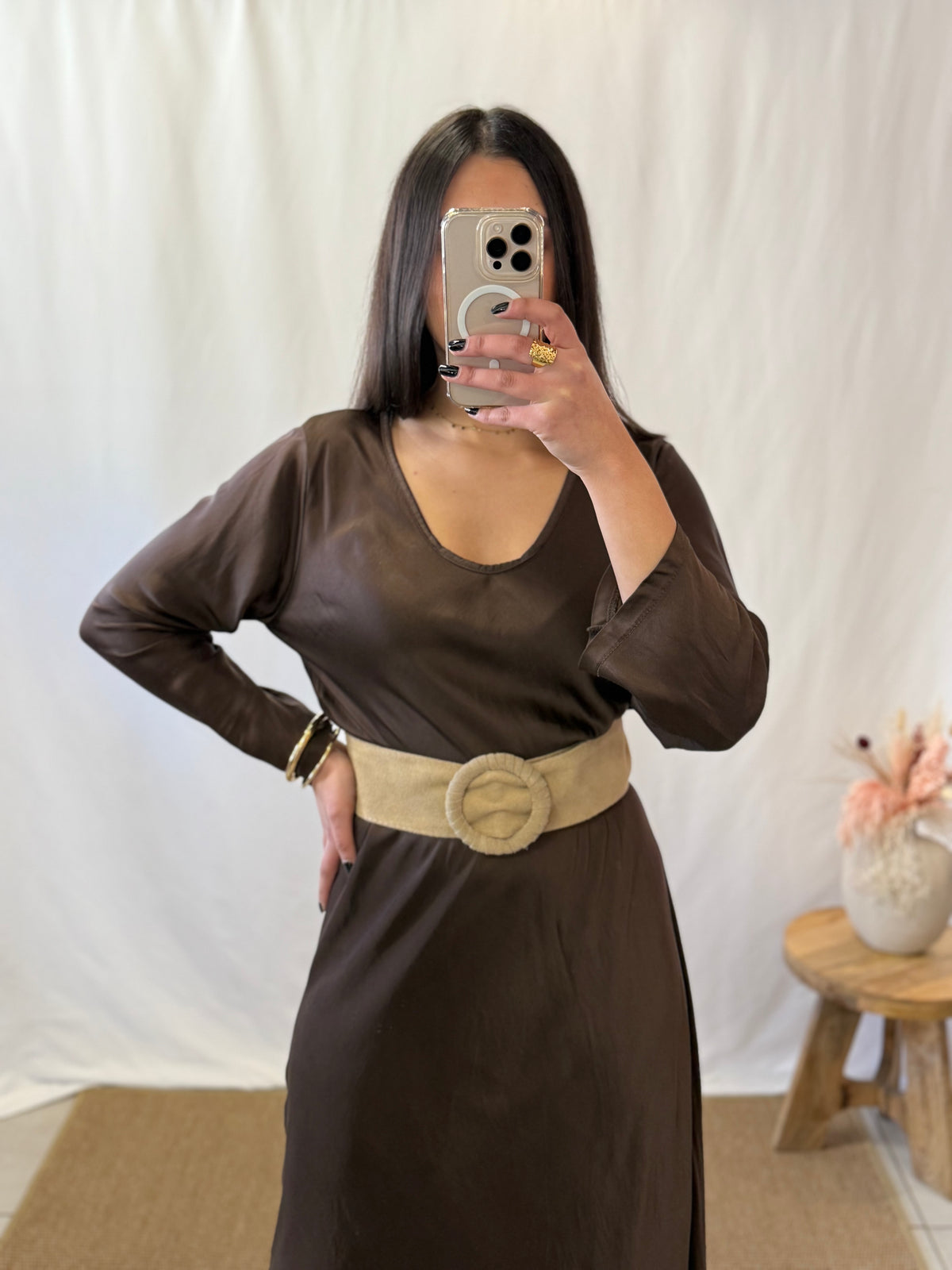 Robe marron - Auda