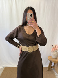Robe marron - Auda