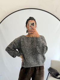 Pull chiné gris - Auguste