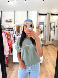 Tee-shirt kaki - iconic