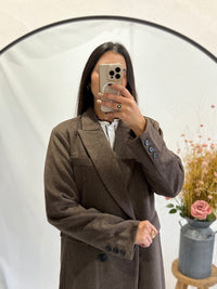 Manteau long choco - Polio